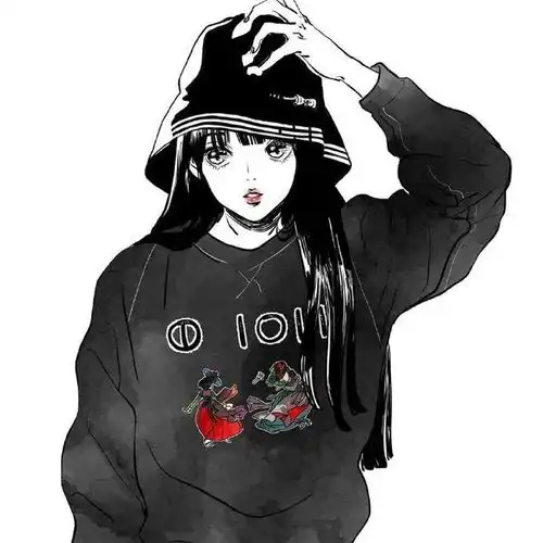 青春亮丽的女生插画作品欣赏