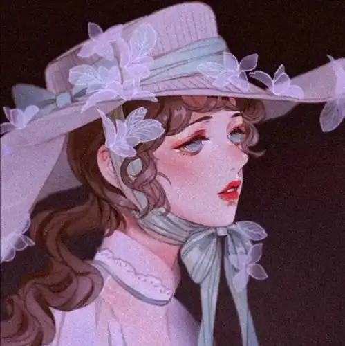 动漫女生头像在一个夏日夜里,漫漫流萤,我们触摸到发光的星星