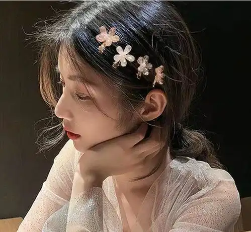 12星座专属仙女发夹,白羊座孩子气卡通夹,天秤座温柔小花朵