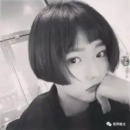 qq头像女生短发带帽巨蟹