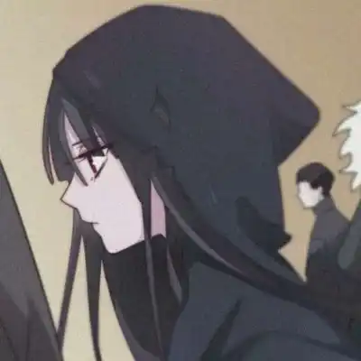 卡通女生头像丧黑化动漫