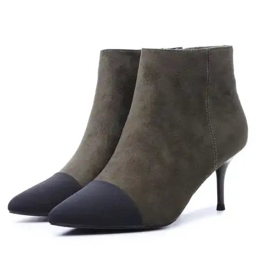 女式小短靴,时尚的高跟鞋穿出女人的魅力