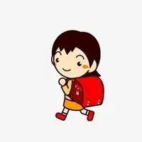 背着书包上学头像