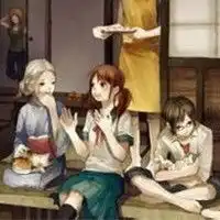 卡通可爱姐妹头像,三姐妹,四姐妹,五姐妹我们一起来