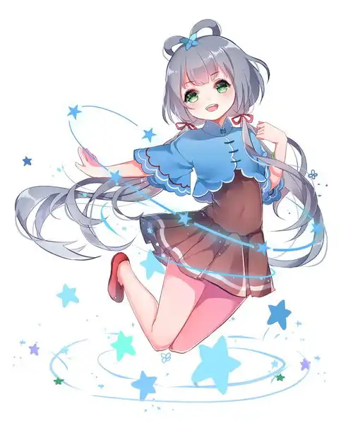 二次元少女头像真人羽织