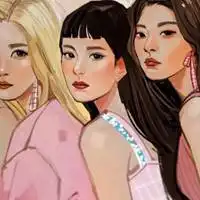 手绘插画女生头像彩绘气质好看插画女生头像