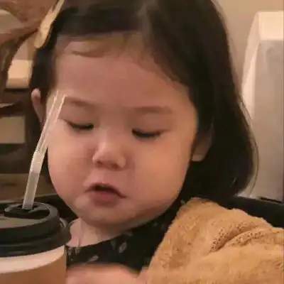 微信头像女生小孩呆萌卸