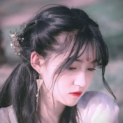 女佛头像古风