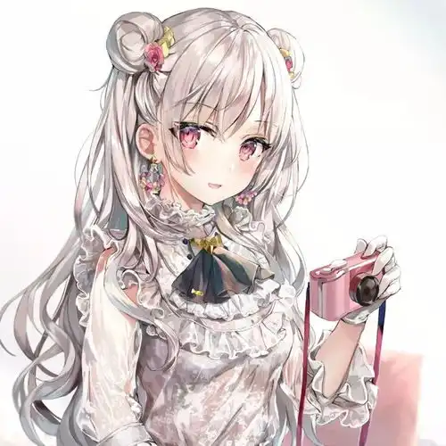 卡通头像女手绘米罗