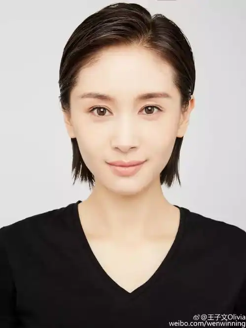可爱的短发女孩头像真人