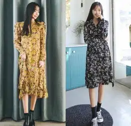 春季碎花控女生最爱的穿搭示范