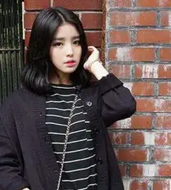 女生韩范黑色短发发型变清纯美女范
