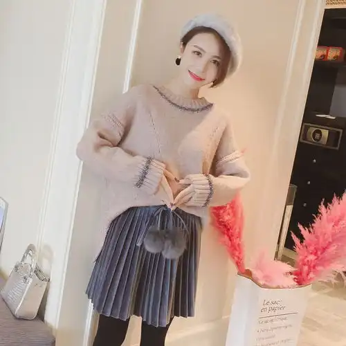 清新雅致的淑女范针织毛衣,穿上自带好心情