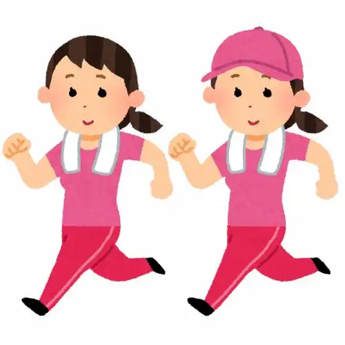 赛跑马拉松运动会晨练跑步健身锻炼爬楼梯卡通插画免扣素材手绘png8插画运动比赛健身