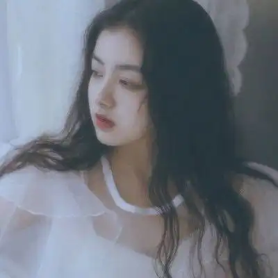 真人侧脸头像女长发侧脸回眸长发女头像图片