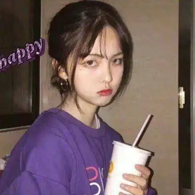 紫色系霸气女头像韩版霸气范高清qq头像