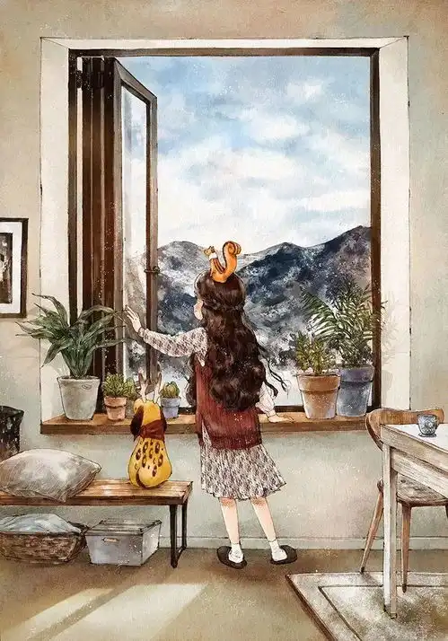 她们寻求的真实生活,都在这幅画里