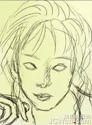 ps鼠绘古典美女头像