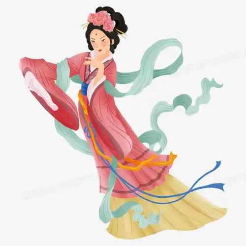 手绘仙子下凡免抠元素png图片素材免费下载仙子png20002000像素熊猫办公