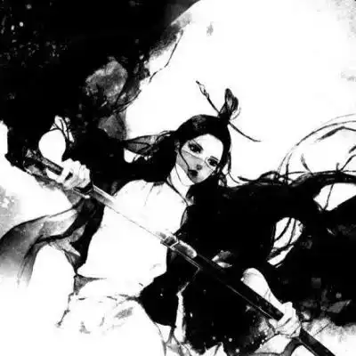 古风黑白女生头像