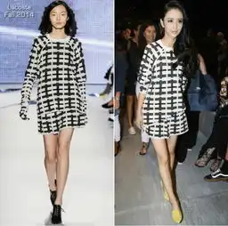 张雨绮佟丽娅赵薇中国女星纽约时装周变土气