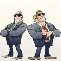 霸气保镖微信头像黑色霸气保镖专属头像