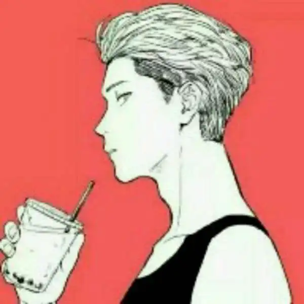 卡通红色头像女两女一男