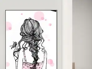 北欧ins美女插画背影装饰画图片设计素材高清模板下载7.10mb其他大全