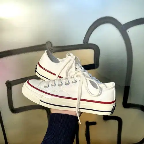 2020新款低帮帆布鞋女学生韩版百搭ins原宿风休闲平底复古1970s