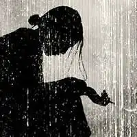 伤感淋雨头像动漫高清