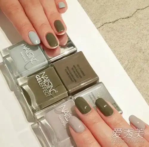 适合早春女孩美甲图片2018