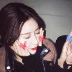 非主流可爱女生头像qq情