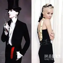 2011秋冬趋势硬朗西装上身女扮男装才够酷