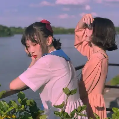 新款闺蜜三人头像女生森