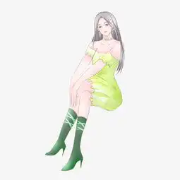 手绘帅气潮流女孩插画图片素材其他格式下载动漫人物大全