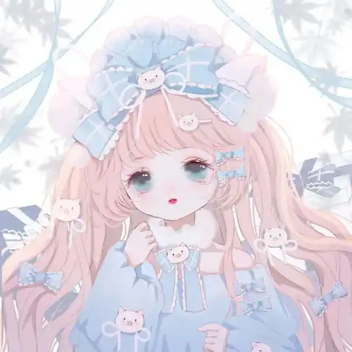 仙女头像卡通可爱且试天