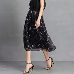 今升圆领条纹真丝开衫外套长裙裙子衬衫连衣裙xy2l2218黑白条纹m