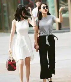 街拍轻盈柔美的裙子很显浪漫的气息,穿着美女休闲又不失气质感