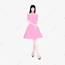 淑女的站姿手绘高清图素材图片免费下载高清psd千库网图片编号10959464