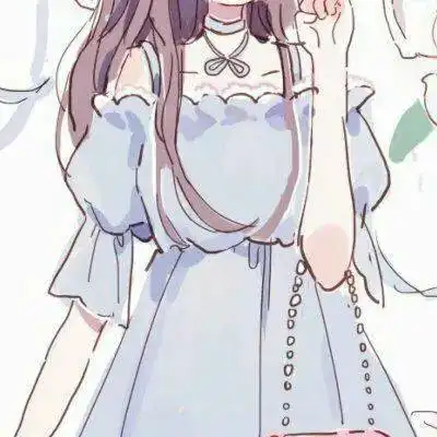 黑白漫画头像女闺蜜朦朦