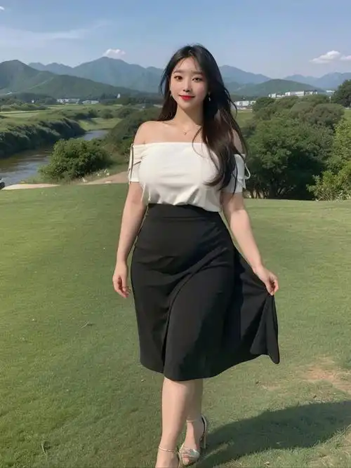 美女,都市优雅风范,白色连衣裙展现清新魅力