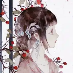 呆萌头像古风女生白蛇图