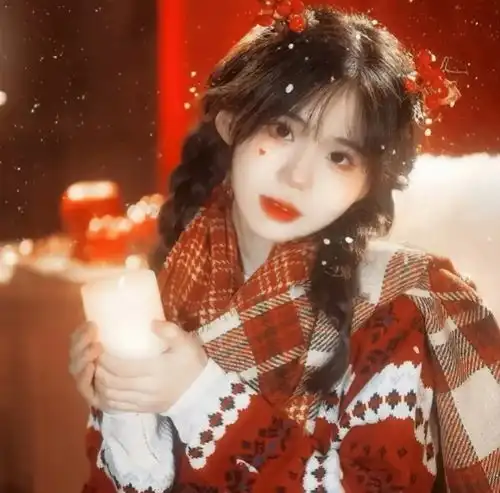 气质女生头像天气预报说今天没有风,看来得挨饿了