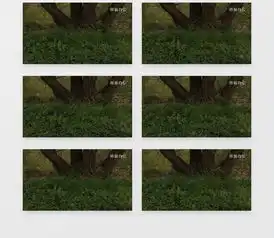 绿色草地河边大树刮风实拍视频素材下载mp4格式19201080像素熊猫办公