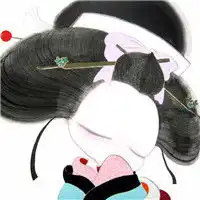 求一个穿和服头上有花的动漫女孩动态头像