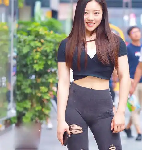 气质唯美的打底裤美女,点缀身材美感,怎么穿都好看