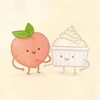 桃子的头像卡通可爱桃子头像