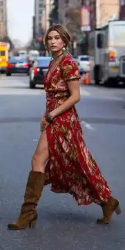 最流行的碎花连衣裙,分分钟让人心动不已