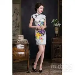 名族风水墨风格旗袍品牌折扣女装批发名族风水墨风格旗袍尾货批发-黄页88网