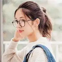 女生头像小清新马尾辫扎马尾辫的小清新女生头像